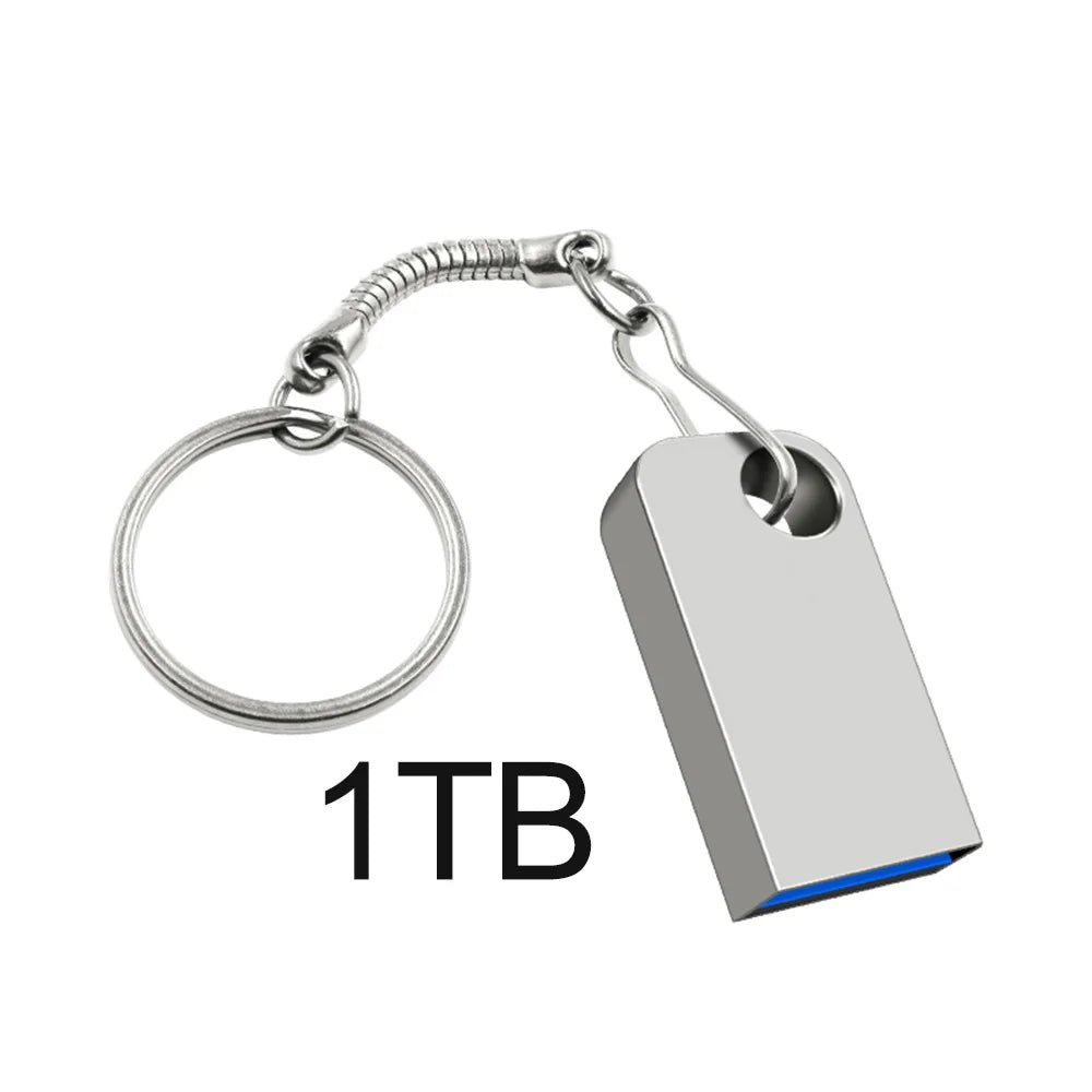 Super Mini Pendrive USB 3.0 Metal 128GB USB Flash Drive 512GB Pen Drive Waterproof Memoria Storage U Disk Flash Memory Stick 2TB