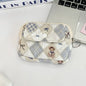 Blushimmer cute cartoon small travel cosmetic and lipstick storage bag with zipper, portable makeup organizer for women.