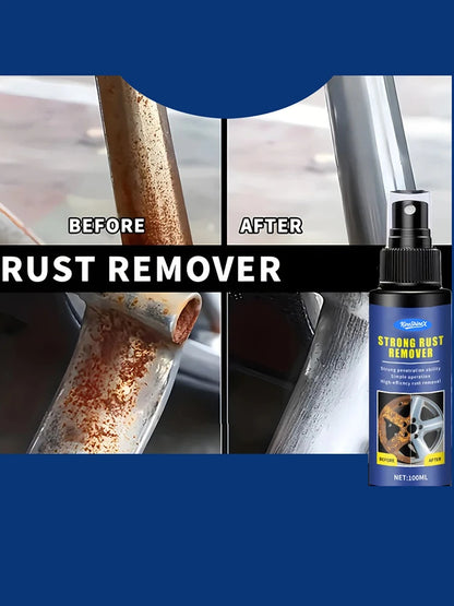 Powerful Rust Remover Spray Strong Penetration Multi Purpose For Auto Parts Metal Tools Household Rust Cleaning Effective Repair
