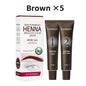 Professional Henna Eyelash Eyebrow Dye Tint 15-minute Fast Deying Cream Tattoo Brow Semi Permanent Eyebrows Tint Dye Makeup