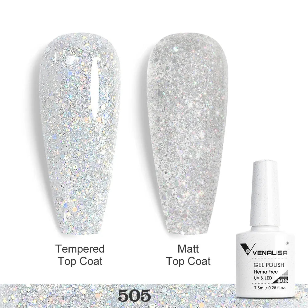 Bright neon yellow gel nail polish from Blushimmer's VENALISA summer collection with UV and LED fluorescence for vibrant nail art.