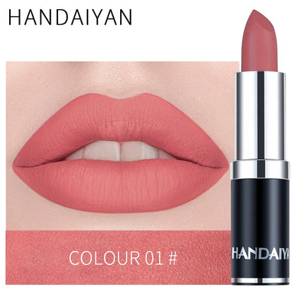 Blushimmer Handaiyan 12-color matte velvet lipstick set with waterproof, long-lasting, non-stick formula and vibrant color collection.