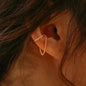 Punk Irregular Geometric Ear Cuff Earrings for Women Non-Piercing Metal Ear Clip Earring Fake Cartilage Fashion Jewelry Party
