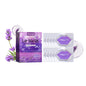 Blushimmer exfoliating lip mask in a jar, showing glossy pink lip with smooth, moisturized skin and visible texture for dead skin removal