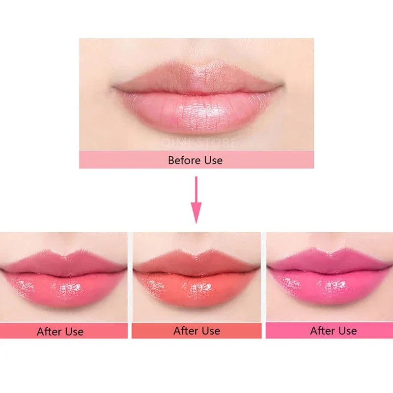 Blushimmer 24-piece moisturizing lip balm set with color-changing, soda-flavored lip balms in cute kawaii packaging for girls and parties.