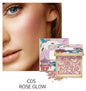 Blushimmer Catkin Eternal Love Rosy Cranes natural blush in a blush compact with floral design, featuring soft pink and blush shades.