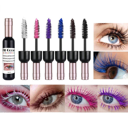 Colorful Waterproof Mascara - Glitter Diamond Cosplay Makeup