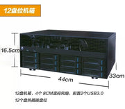 12-Bay NAS Private Cloud Storage, Gigabit/10GbE Network Attached Storage for Home, Media Server with Hardware Transcoding