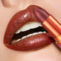 Blushimmer rose smoke powder lip gloss with glossy velvet texture, waterproof, anti-fouling, and shiny finish.
