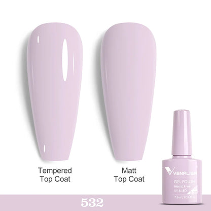 Bright neon pink gel nail polish bottle from Blushimmer Venalisa Summer collection, UV and LED soak-off gel for vibrant nail art.