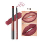 Blushimmer QIBEST 2-pack lipstick and lipliner pen set with matte velvet finish in sexy red for long-lasting lip contour makeup.