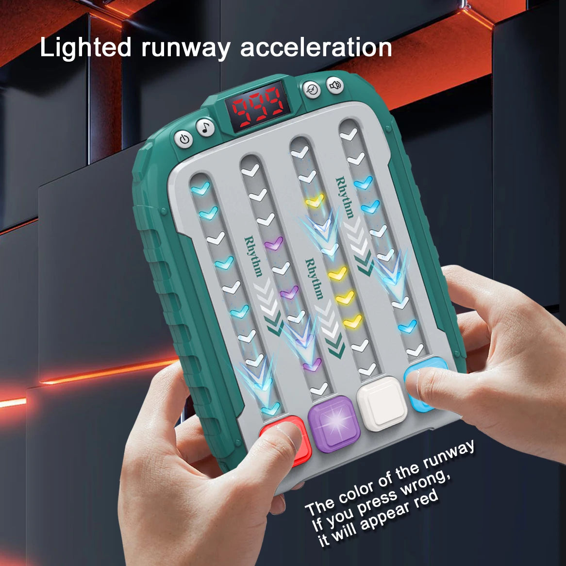 Entertainment stress-relief games that develop hand skills and brain training, music rhythm master board game