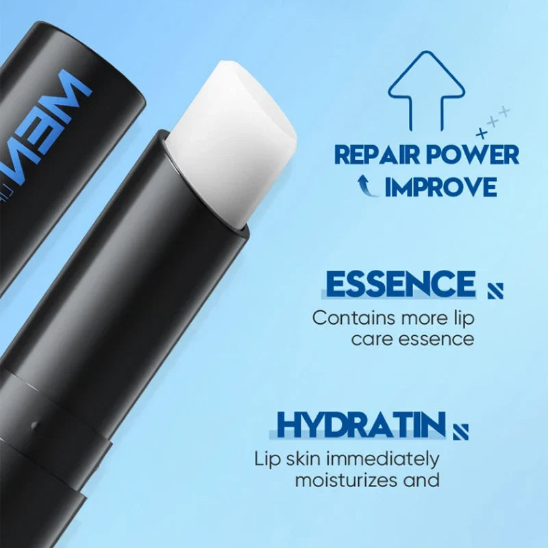 Blushimmer SADOER men's shark grass vaseline lip balm for dryness relief, moisturizing and hydrating lips for autumn and winter.