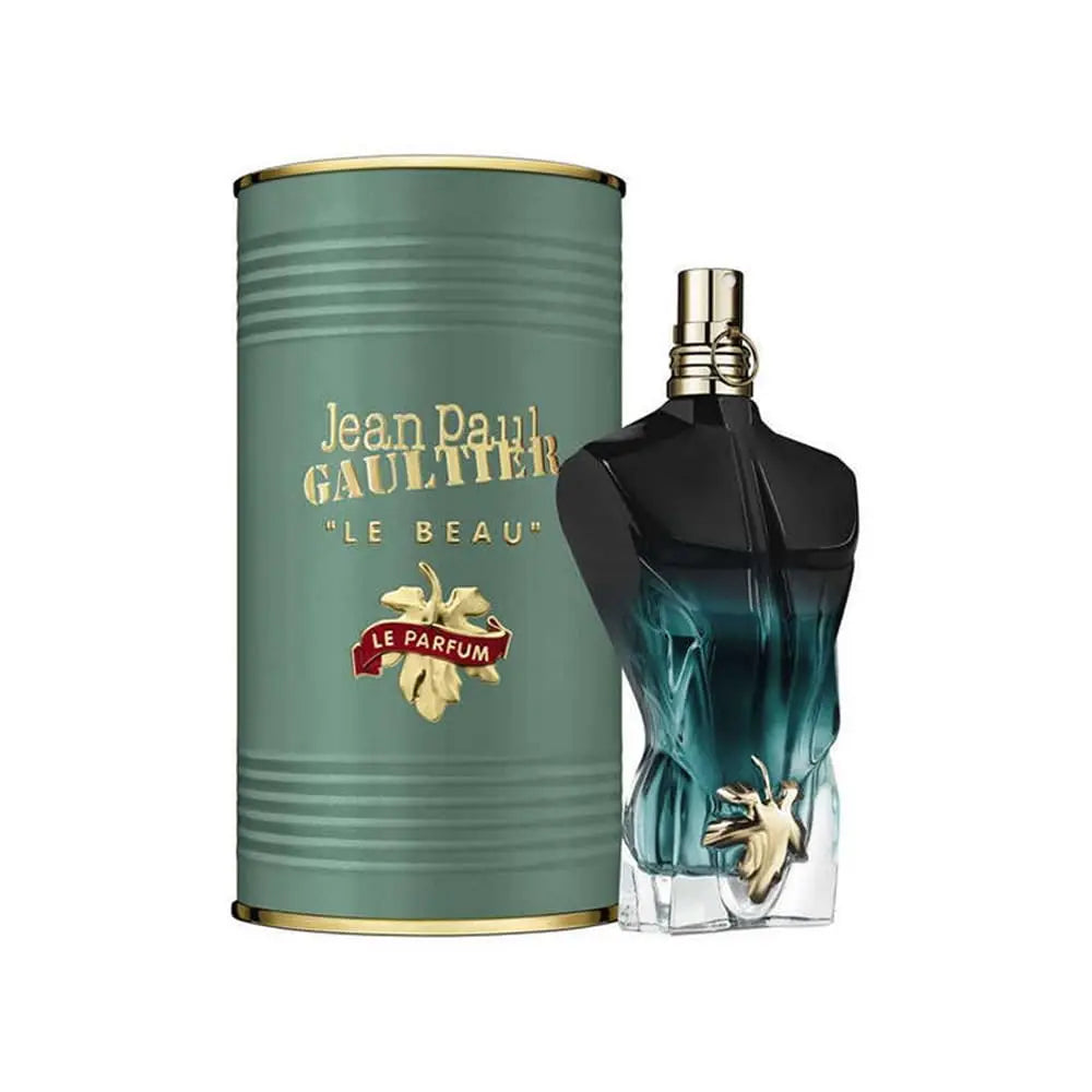 Jean Paul Gaultier Les Males De Le Beau Le Parfum Eau de Parfum 125ml bottle with sleek design and dark packaging.