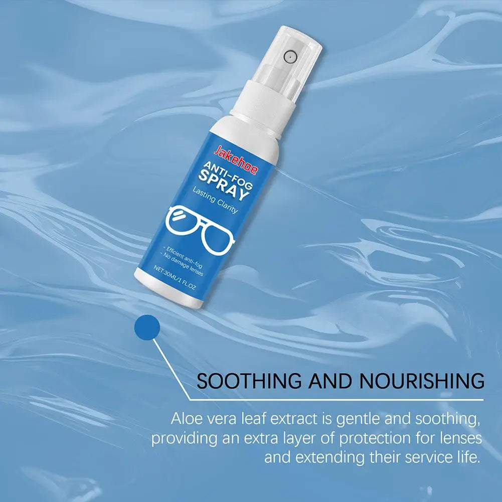 30ML Anti-Fog Spray Eyeglass Cleaner Spray Mild Formula 30ml Lens Cleaner And Defogger For Swim Goggles Snorkel