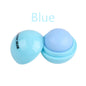 Blushimmer cute ball-shaped lip balm tube with hydrating and soothing lip plumper, featuring a non-stick cup to prevent frost cracking.