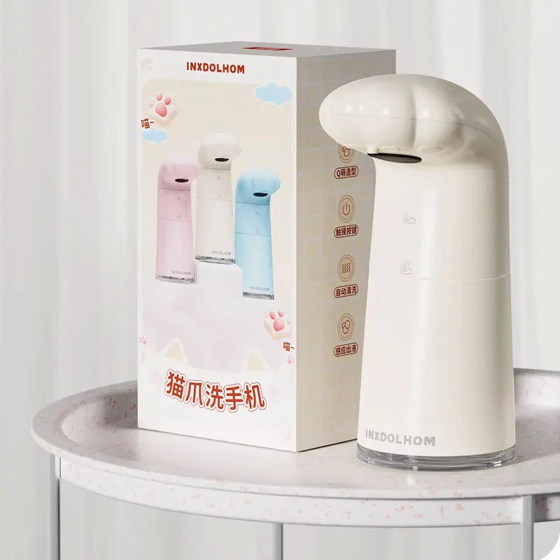 soap dispenser Cat paw automatic foam hand sanitizer automatic sensing household hand soap dispenser children's bubble machine