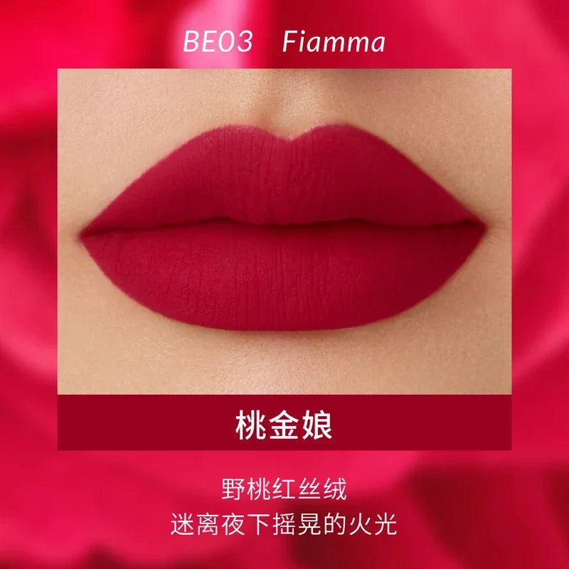 Blushimmer Kaleidos Lipstick Lip Cream in matte velvet nude, waterproof, long-lasting lip gloss with lipstick and lip stain features