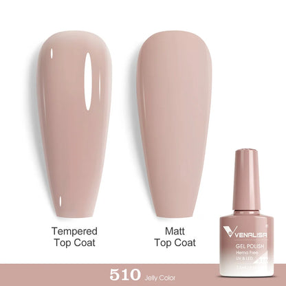 Bright neon color gel nail polish by Blushimmer, UV and LED soak-off gel lacquer with fluorescent finish for summer nail art.