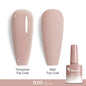 Bright neon color gel nail polish by Blushimmer, UV and LED soak-off gel lacquer with fluorescent finish for summer nail art.