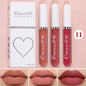 Blushimmer velvet matte liquid lipstick in vibrant red, waterproof, nonstick lip gloss for long-lasting lip makeup.