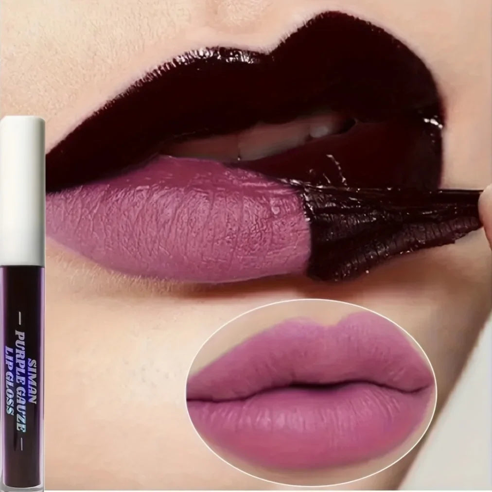 Blushimmer long-lasting matte lip ink and peel-off liquid lipstick in a sleek tube, waterproof and stick-free for bold lips.