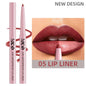 Blushimmer waterproof matte lip liner in sexy red shade, contouring lips with natural color and hydrating lip makeup finish.