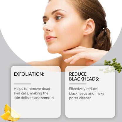 Blushimmer enzyme face powder wash for oil control, deep cleans pores, removes blackheads and pimples, refreshing facial cleanser