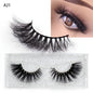 Blushimmer LEHUAMAO 5D Mink Hair False Eyelashes with wispy cross design, fluffy and natural-looking for makeup enhancement.