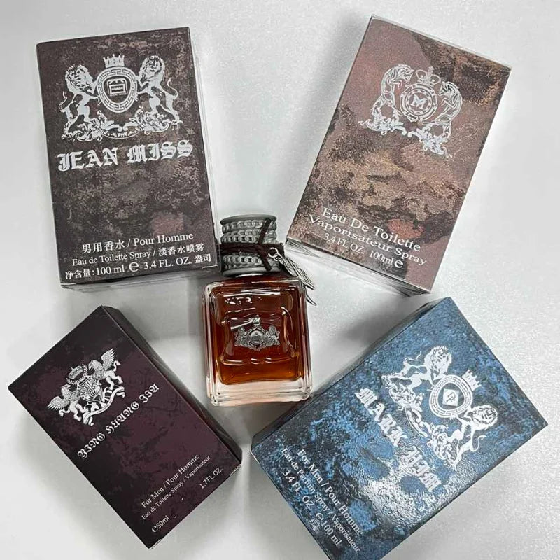 Blushimmer men's perfume spray with Oud Wood, Sandalwood, and Milk notes, designed for lasting romance and alluring scent.