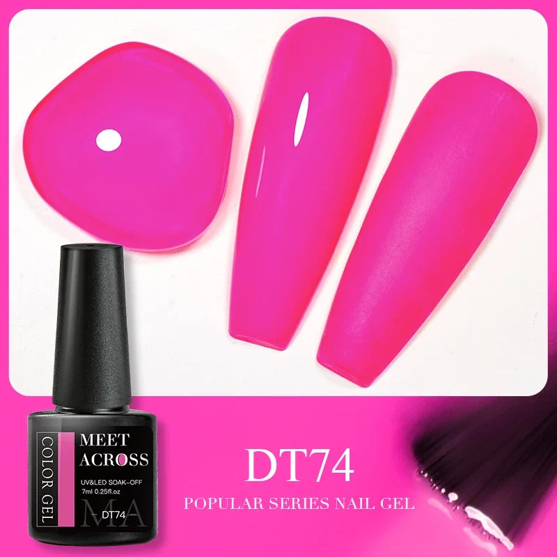 Blushimmer pink dried flower gel nail polish with natural flower accents, UV and LED soak-off nail art varnish on a clear background.