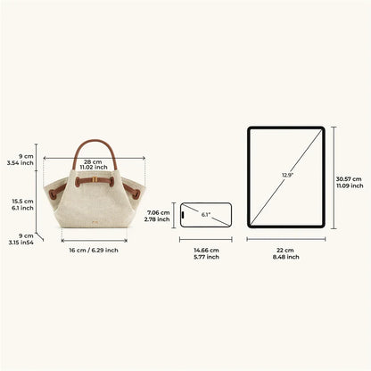 Brown women's canvas mini crossbody shoulder bag by OBA with adjustable strap and compact design for everyday use.