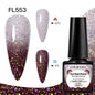 Blushimmer Four Lily 7ml thermal nail gel polish set with three color-changing semi-permanent UV/LED gel for manicures
