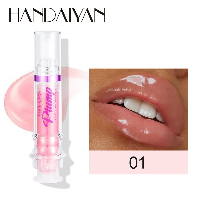 Blushimmer Handaiyan hydrating lip glow oil in transparent tinted gloss, moisturizing and plumping dry lips with a glossy finish.