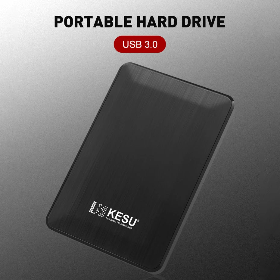 KESU High Speed Flash HDD 2.5" Portable External Hard Drive 500G 1TB USB3.0 Fast Transfer Large Capacity HDD Storage Data Backup