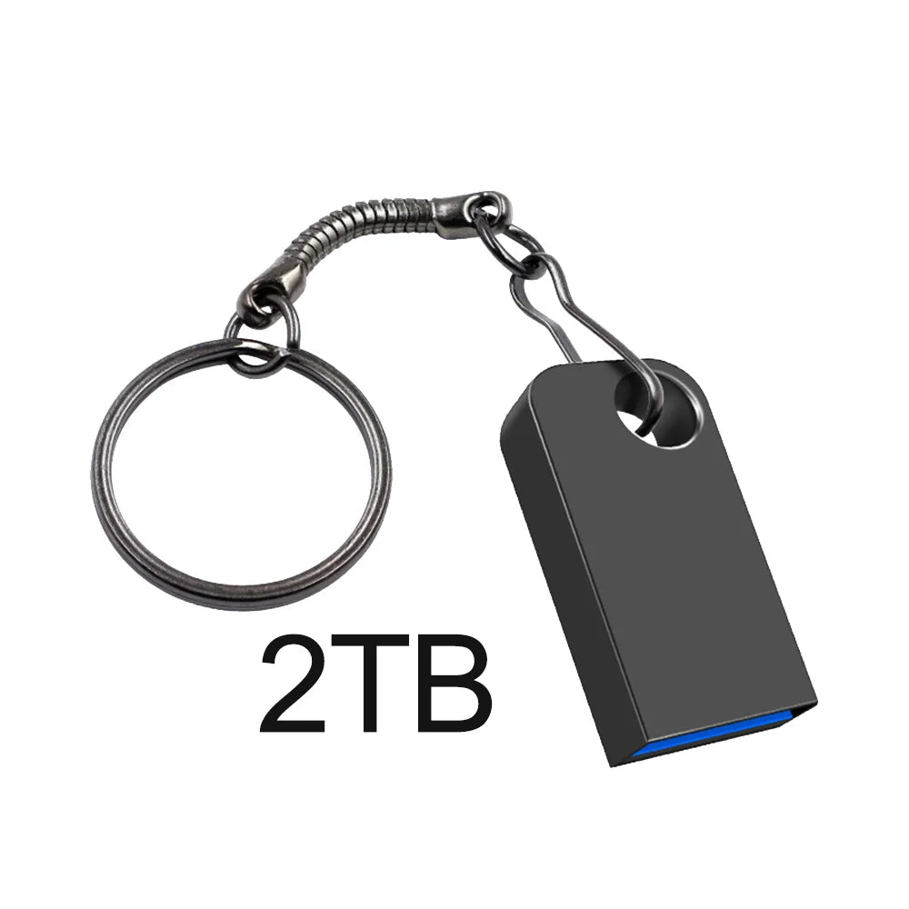 Super Mini Pendrive USB 3.0 Metal 128GB USB Flash Drive 512GB Pen Drive Waterproof Memoria Storage U Disk Flash Memory Stick 2TB