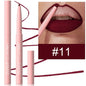 Blushimmer tapered lip liner pencil in natural nude, long-lasting matte creamy formula, waterproof and slim for precise lip makeup.