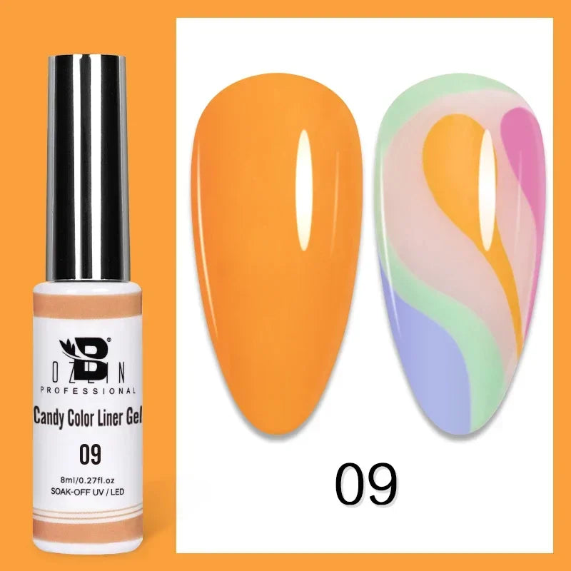Blushimmer metallic gel nail polish in gold and silver with chrome mirror finish, semi-permanent UV LED nail gel for professional nail art.