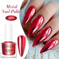 Blushimmer LILYCUTE 7ml mirror metallic nail polish bottle with red and purple mirror effect for nail art and styling.