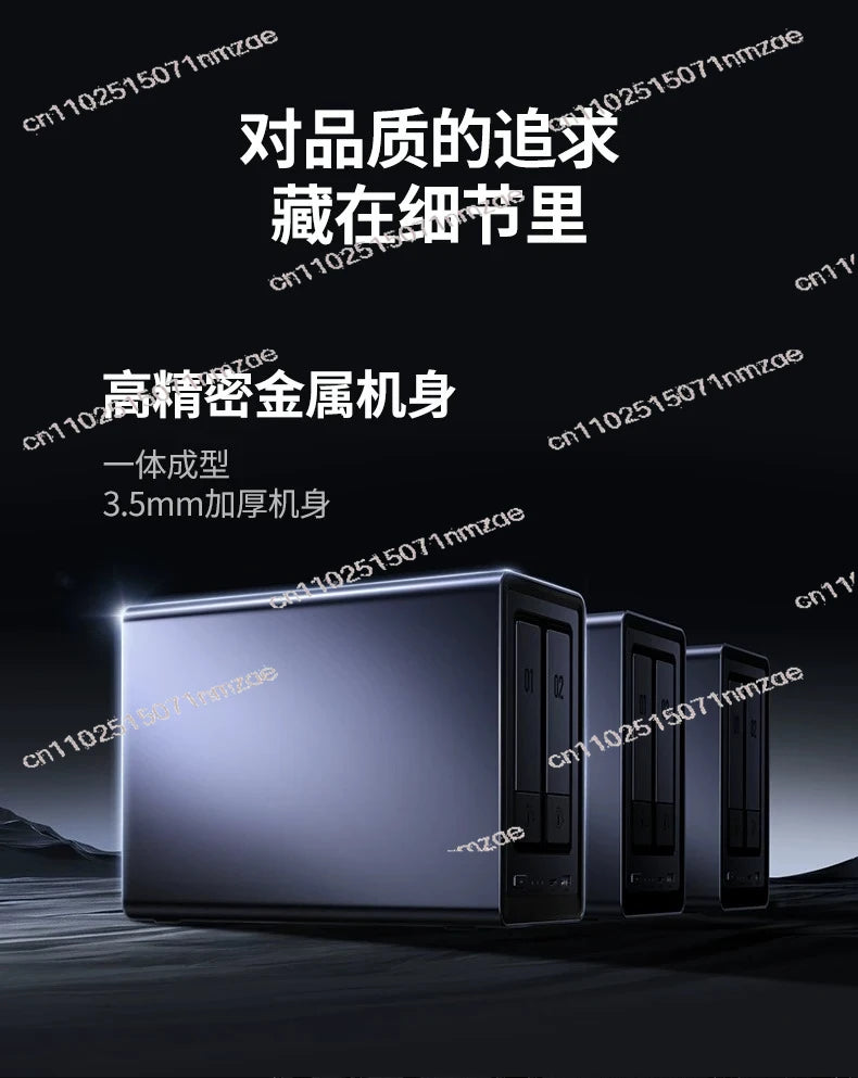 DXP2800 2-Bay Network Attached Storage NAS Server Private Cloud Storage for Home & Office