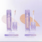 Blushimmer Girlscrush liquid concealer with brightening, velvet sunscreen for moisturizing, smooth skin application, holding makeup.