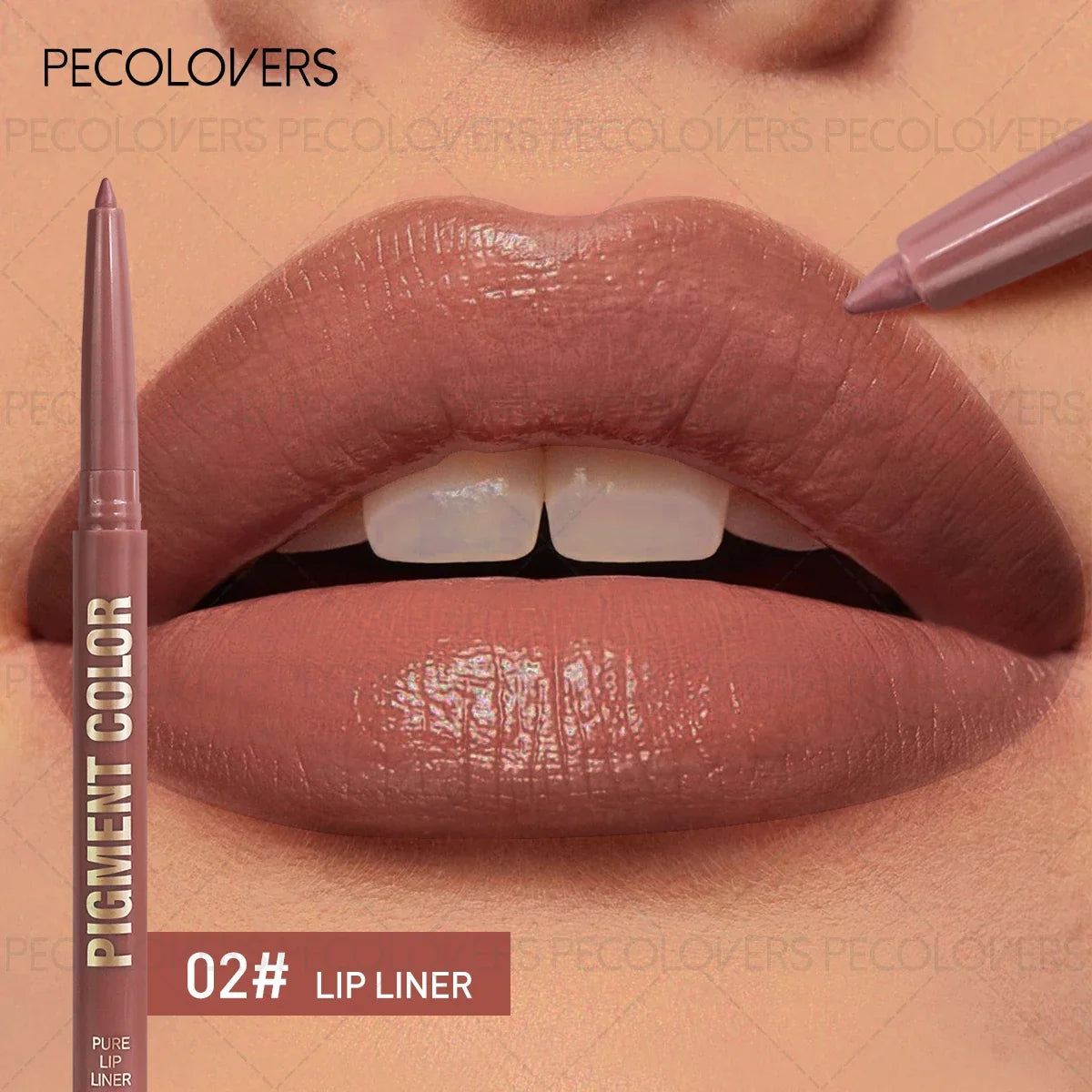 2-in-1 Waterproof Matte Lip Liner & Gloss, , Non-Stick Lipstick, Suitable for beginners