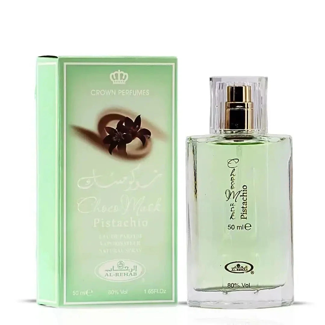 Blushimmer 50ml women's luxury perfume with chocolate, musk, rose, and vanilla notes in elegant Arabian Dubai cologne bottle.