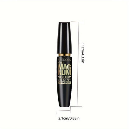 4D Black Mascara Thickening, Lengthening, Curling, Waterproof Liquid Fiber Mascara
