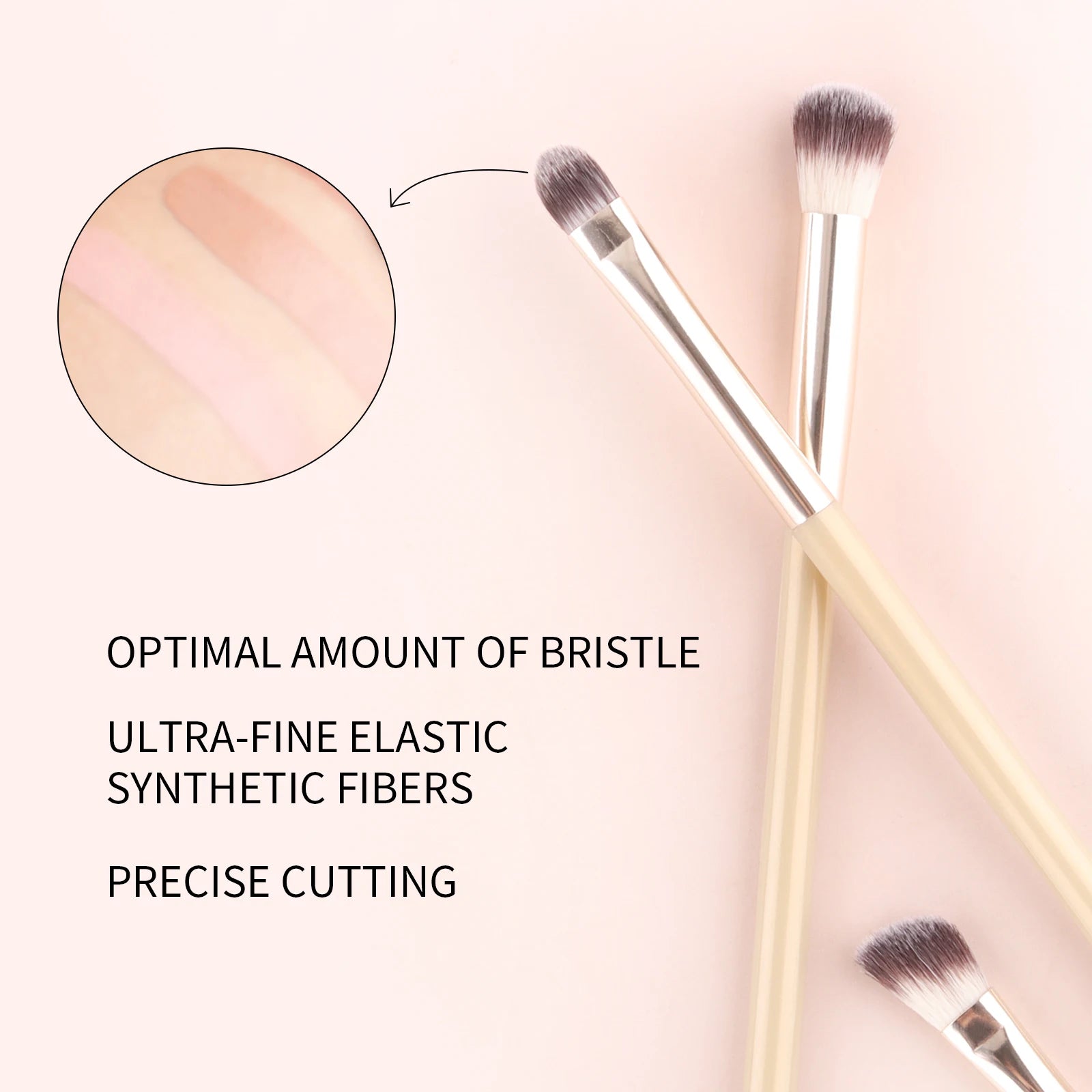 12PCS Eyeshadow Makeup Brushes Set, Soft Synthetic Hair Blending Shader Angled Liner Brushes for Eye Makeup