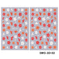 Colorful Blushimmer nail art stickers featuring flowers, hearts, cherries, strawberries, bows, butterflies for cute manicures.