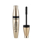 Blushimmer 3D fiber mascara with long black silk lashes, waterproof eyelash extension for volumizing eye makeup, close-up view