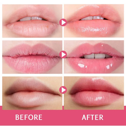 Blushimmer BIO-DIOMT Lip Sleeping Mask set with day and night moisturizing, exfoliating, and anti-cracking lip care products.