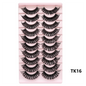 Blushimmer 25mm 3D mink false eyelashes with fluffy, dramatic volume and thick design for a natural, glamorous look.