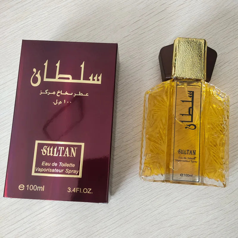 Blushimmer Arabic style strong perfume bottle, 100ml, with elegant design, showcasing high-quality men's fragrance and pheromones.